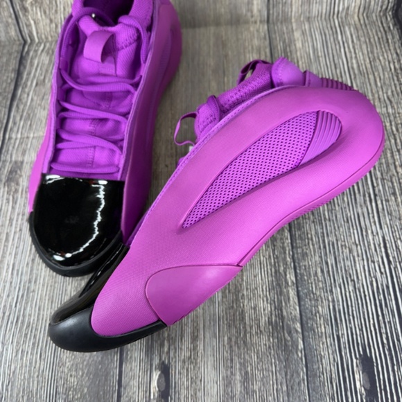 Adidas Harden Volume 8 Purple Burst/Core Black/Silver Metallic Mens sizes IG6647 - Picture 7 of 7